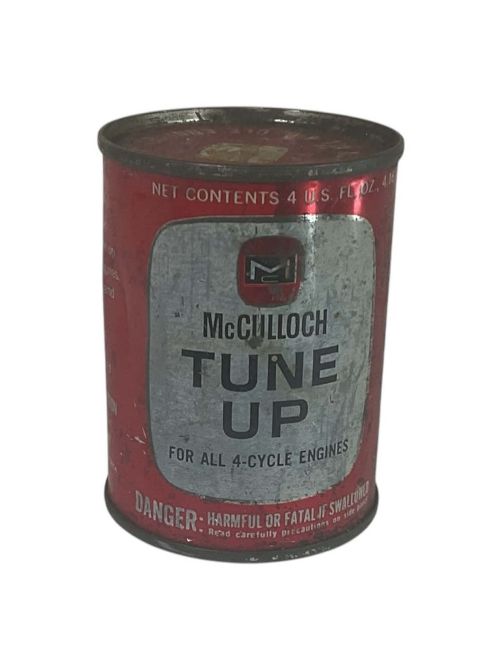 NOS Vintage McCulloch “Tune Up” Oil Can Sealed With Contents